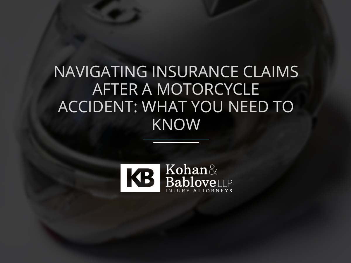 Navigating Insurance Claims After a Motorcycle Accident: What You Need to Know